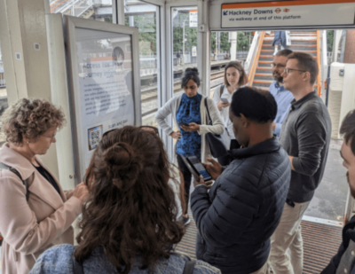 Digital Sign Language Demonstration Event on Arriva Rail