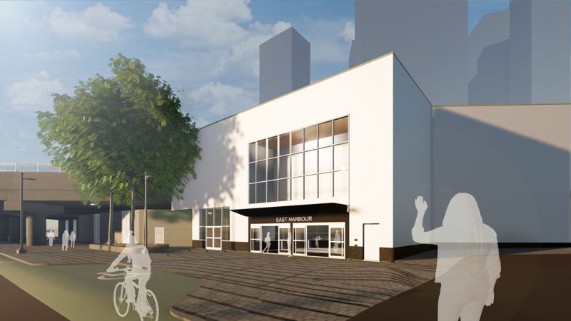 Construction Underway at East Harbour Transit Hub in Toronto