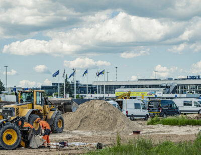 Construction of Rail Baltica Station Advances at Riga Airport