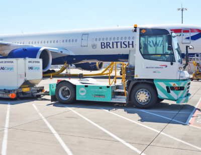 IAG Cargo Trials First Electric Terminal Tractor at London Heathrow