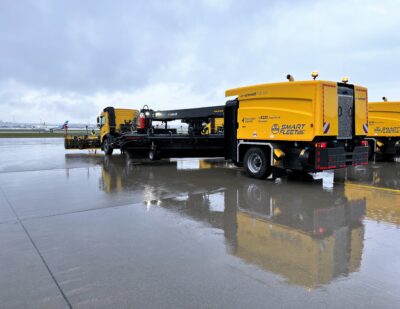 Stuttgart Airport Deploys Autonomous Snow Clearing Vehicles