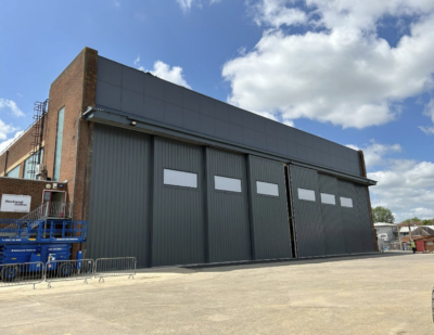 Jewers Supply Doors for Pre-WWII Hangars at Cranfield University