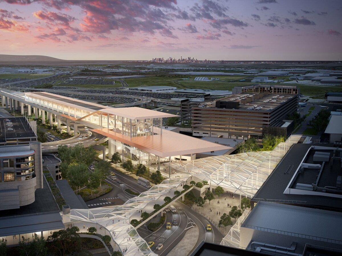 Melbourne Airport Approves Plan for Above-Ground Rail Station