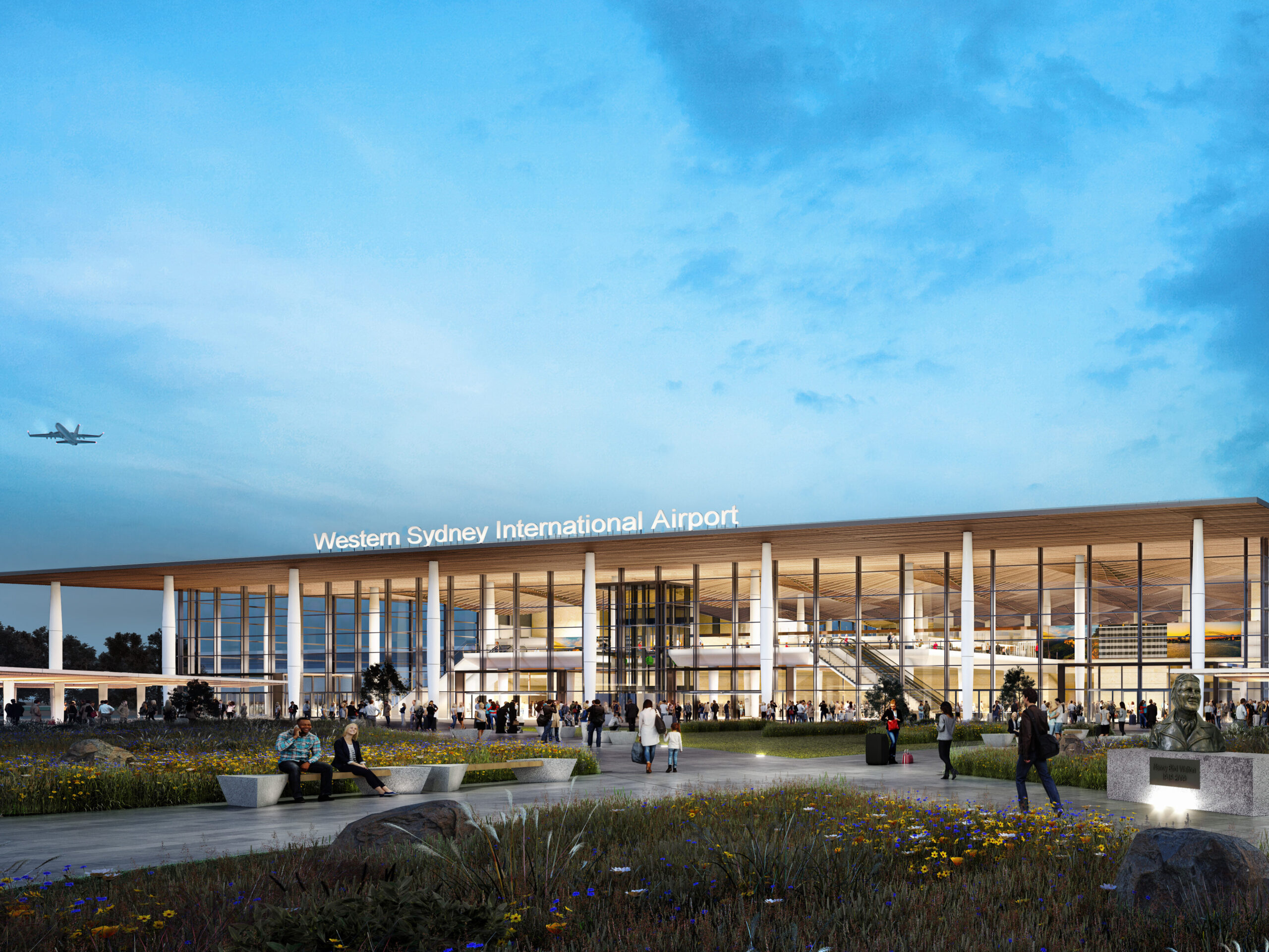 Roof Constructed at Western Sydney International Airport