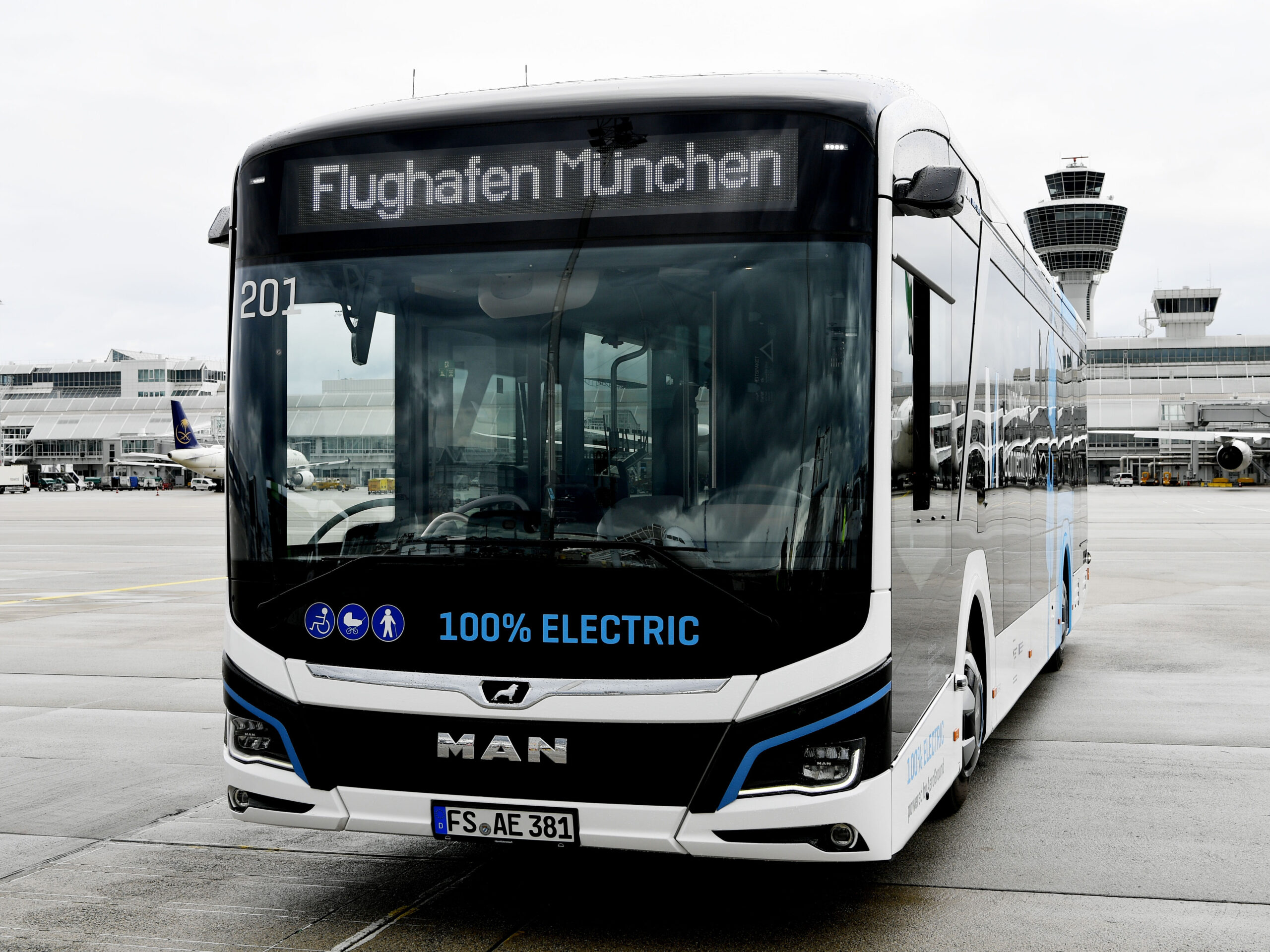 Munich Airport Expands Electric Bus Fleet with MAN Lion’s City E