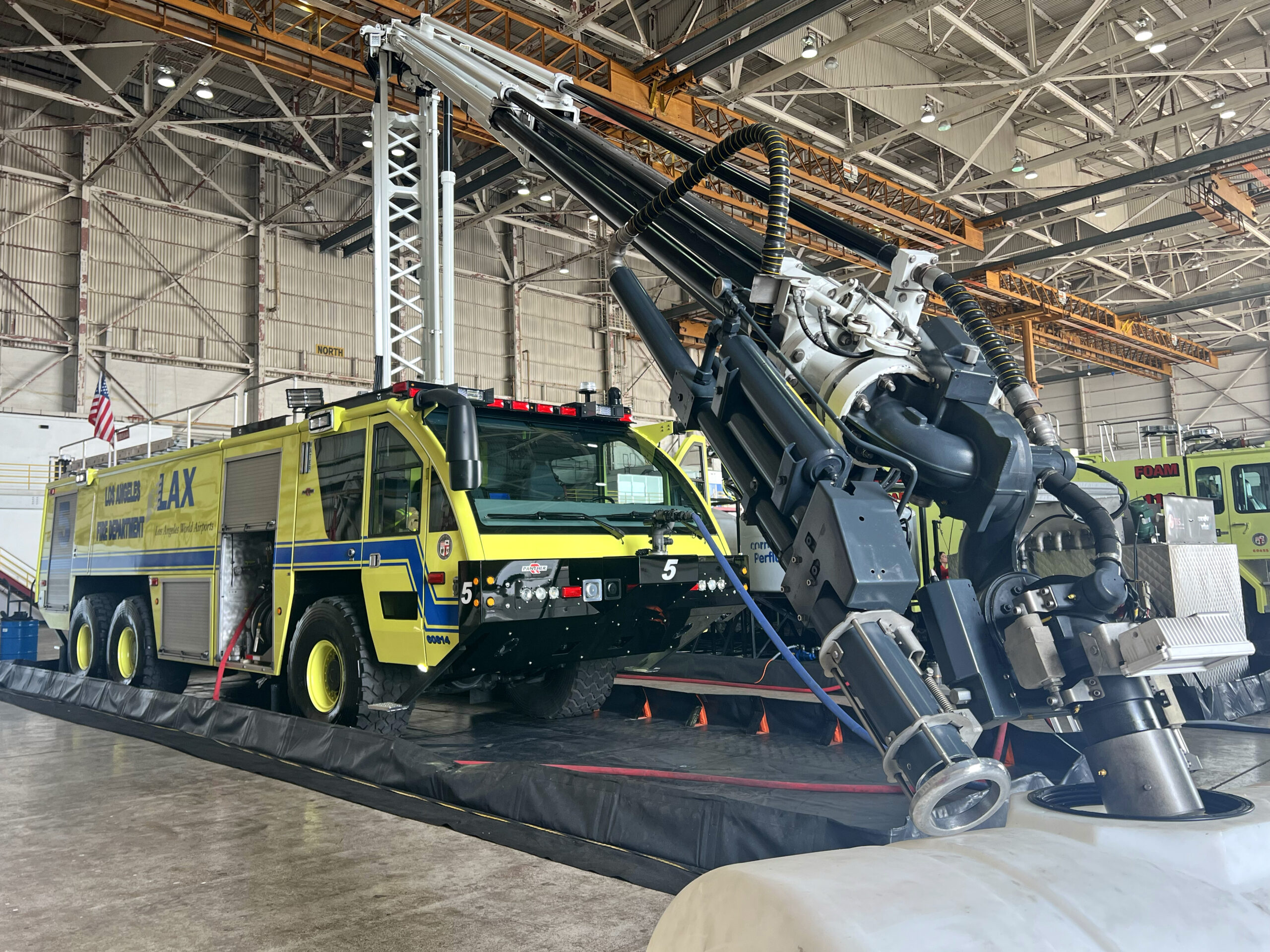 LAX and VNY Remove Forever Chemicals from Firefighting Fleet