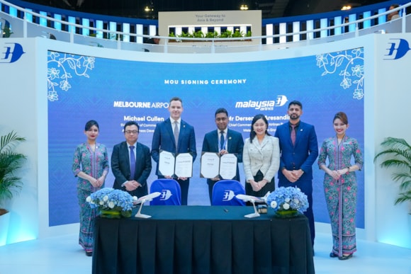 Malaysia Airlines Signs MoU with Melbourne Airport, Adds Third Daily Service to Victoria