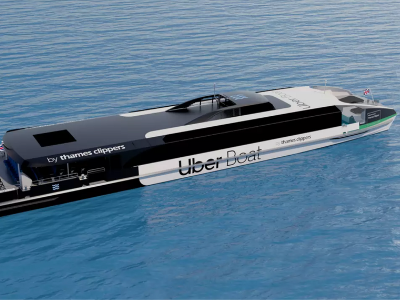 Uber Boat to Launch Hybrid High-Speed Passenger Ferries in London