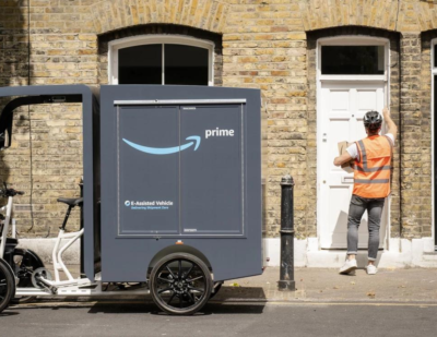 Amazon Launches UK e-Cargo Bike Delivery Hub