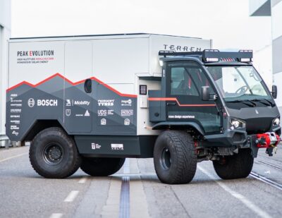 TERREN Electric Truck to Attempt High Altitude World Record on a Volcano