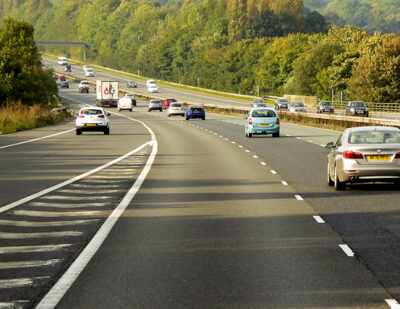 V2X Technology to Help Autonomous Cars Safely Merge onto Motorways