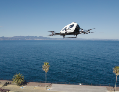 Japan: EHang Completes Passenger-Carrying Autonomous eVTOL Flight