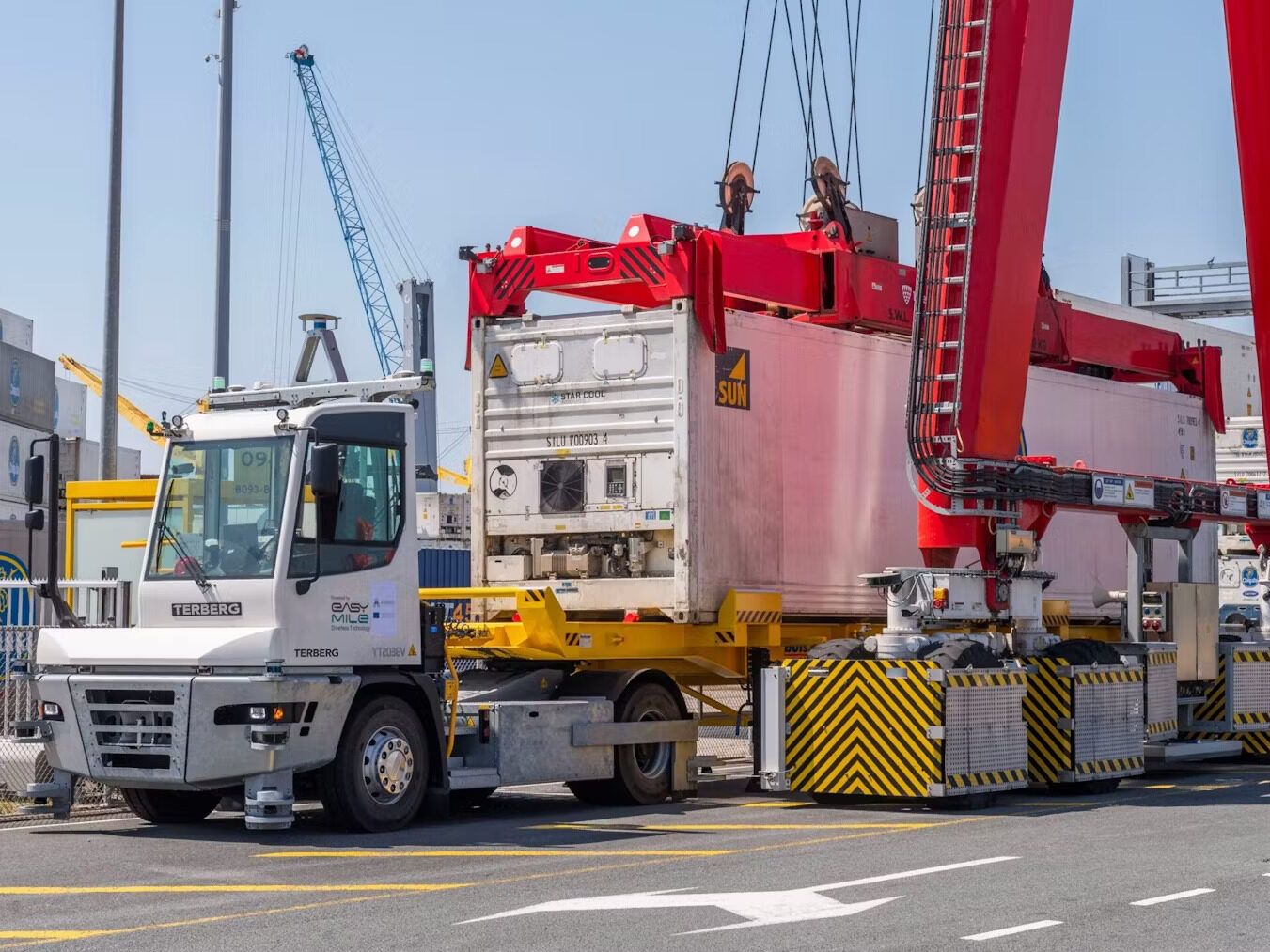 Autonomous Container Transport at Lineage Logistics