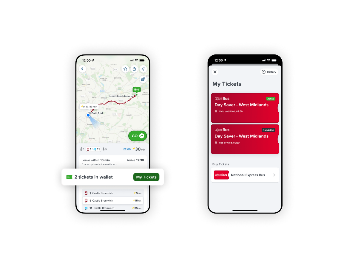 Citymapper Introduces National Express Purchases, Powered by Masabi