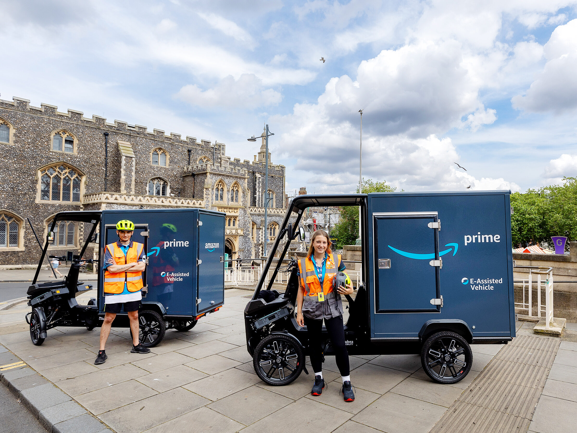 UK: Amazon Commences Electric Cargo Bike Deliveries in Norwich