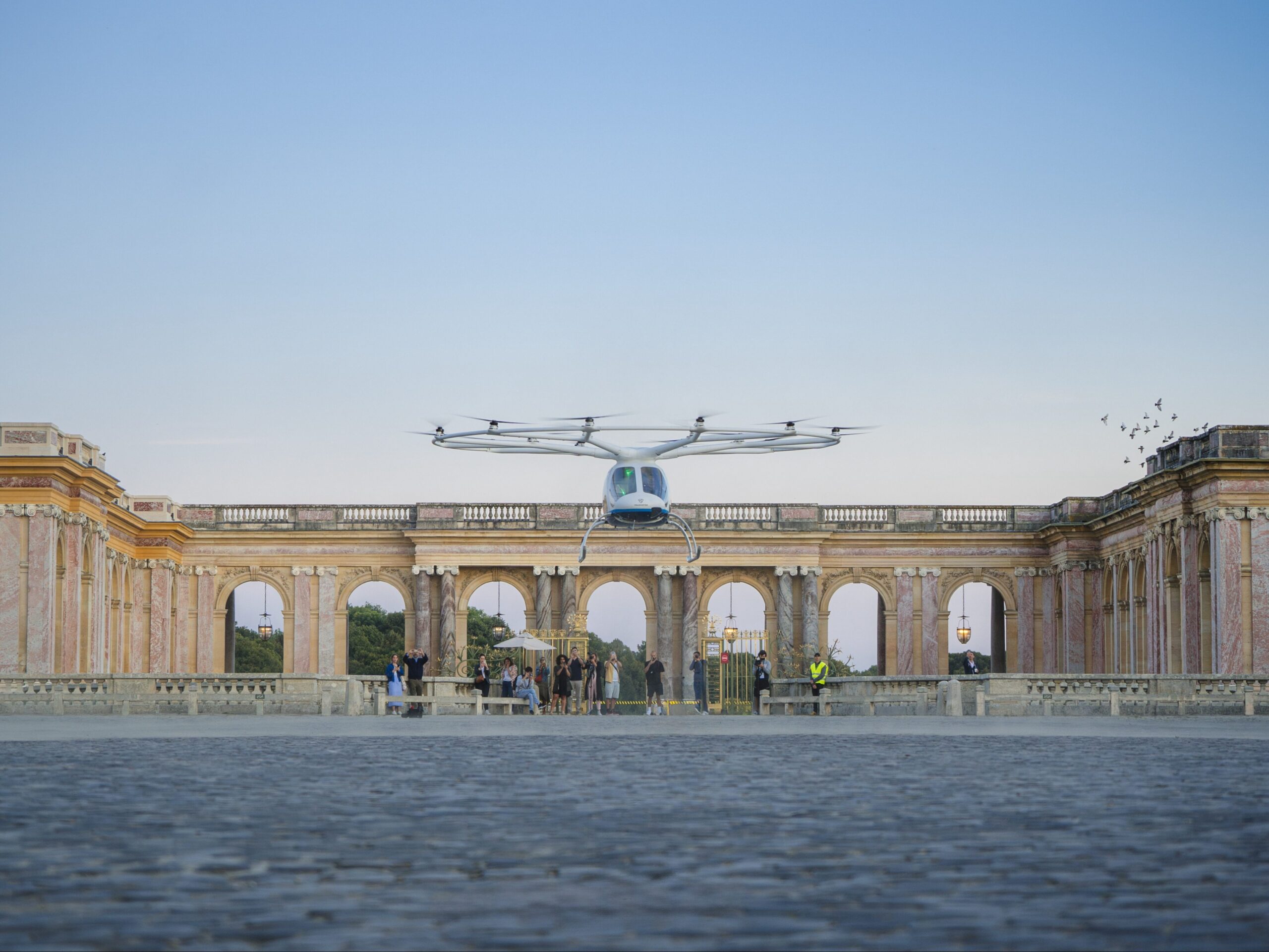 Volocopter Conducts First eVTOL Flight at the Palace of Versailles