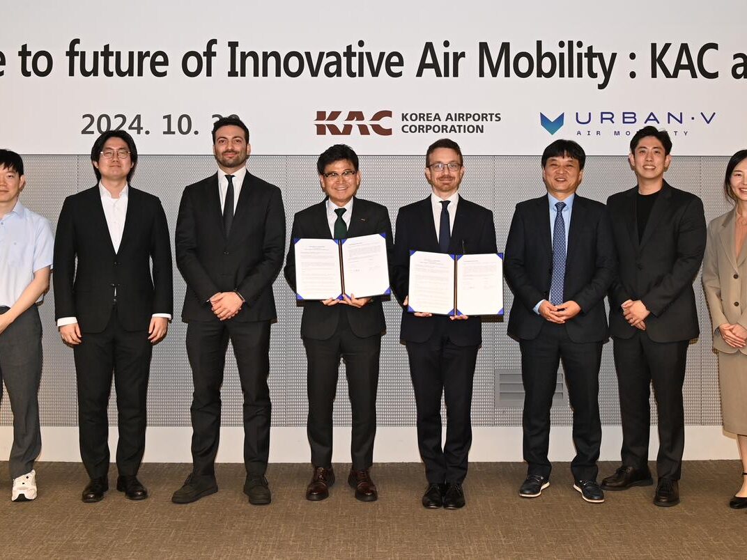 UrbanV & Korea Airports to Develop Advanced Air Mobility Ecosystem