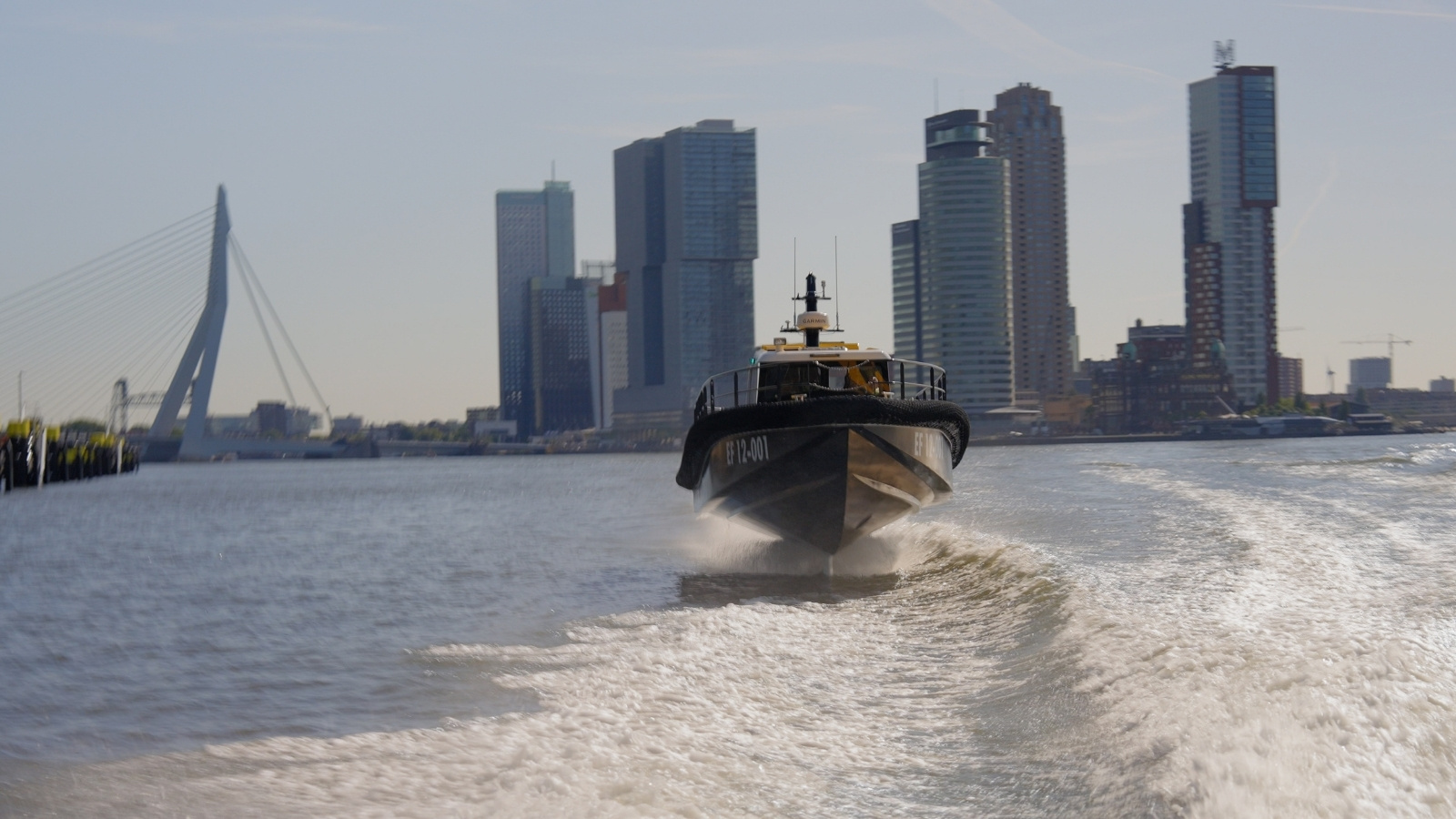 Port of Rotterdam Trials Artemis Electric Foiling Boat