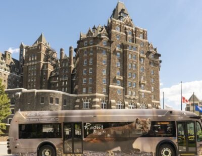 Roam Transit to Purchase Electric Buses for Banff National Park