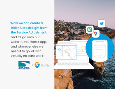 How Swiftly’s New Service Adjustments Integration Is Simplifying NCTD’s Rider Alerts