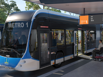 Metro Electric Bus Arrives for Testing in Brisbane