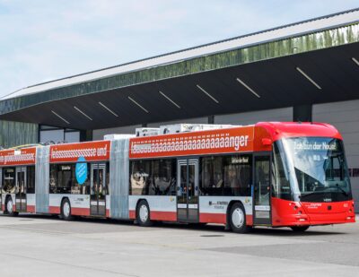 Switzerland: Double-Articulated Trolleybus Delivered in Winterthur