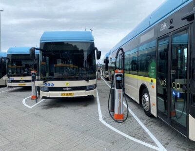 Scandinavia’s Largest Electric Bus Depot Opens in Denmark