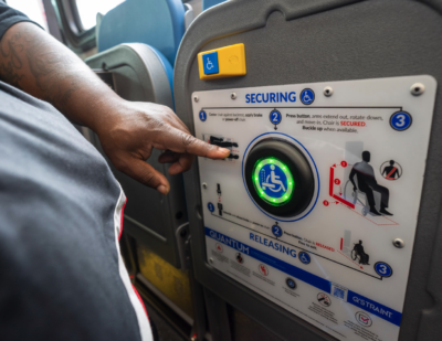 New York: MTA Trials Automated Wheelchair Securement Device on Buses