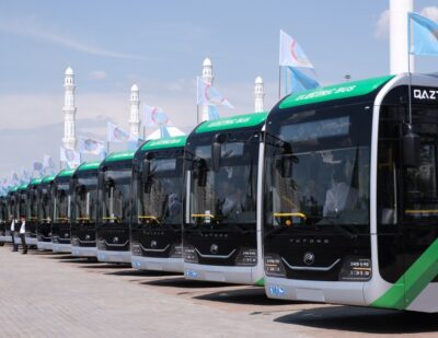 Yutong Begins Delivery of 18m Battery Electric Buses to Kazakhstan