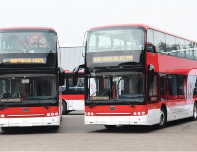 BYD Delivers 10 Double-Decker Electric Buses to Chile