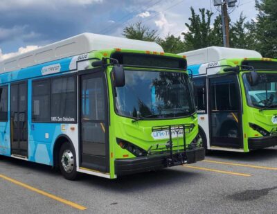 BYD Delivers 2 BYD | RIDE Electric Buses to Burlington, North Carolina