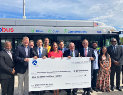 Washington Metro Receives FTA Grant to Electrify Cinder Bed Bus Garage