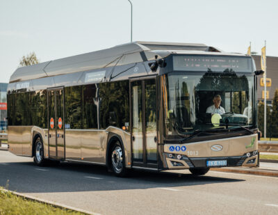 Solaris Delivers Additional Electric Buses to Latvia