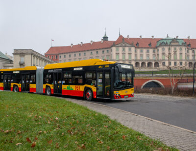 Solaris to Deliver 12 Articulated Urbino 18 Electric Buses to Warsaw