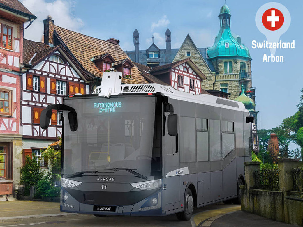 Karsan Launches Autonomous e-ATAK Bus in Switzerland