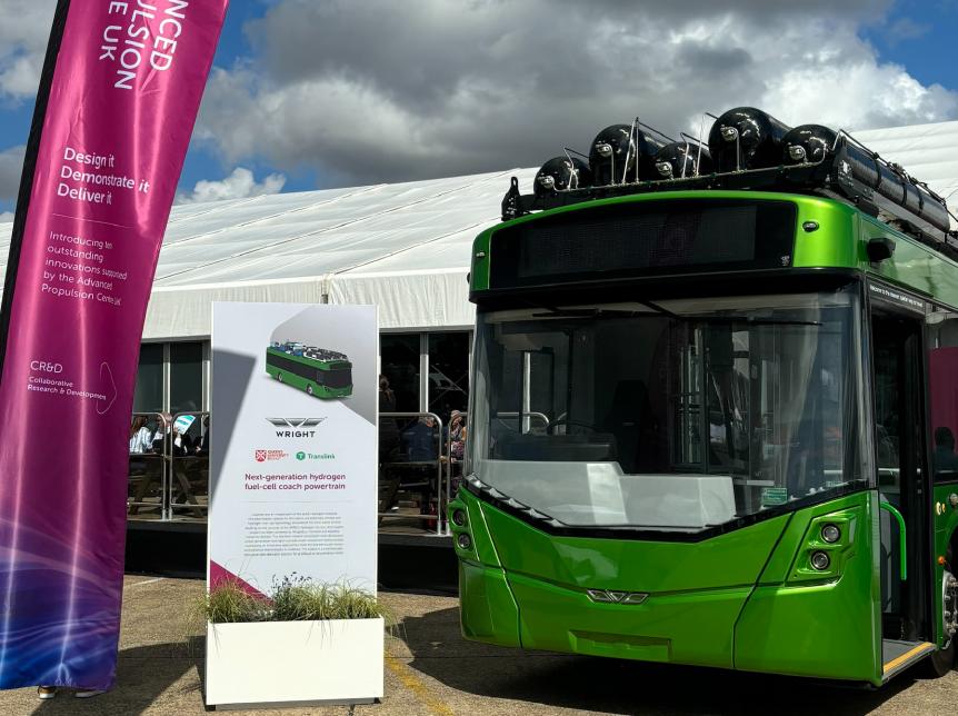 Wrightbus Unveils Demonstrator Hydrogen Coach