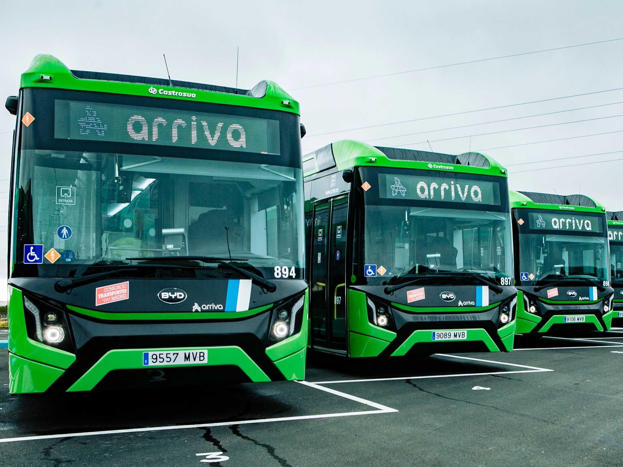 Arriva Deploys BYD Electric Buses in Madrid