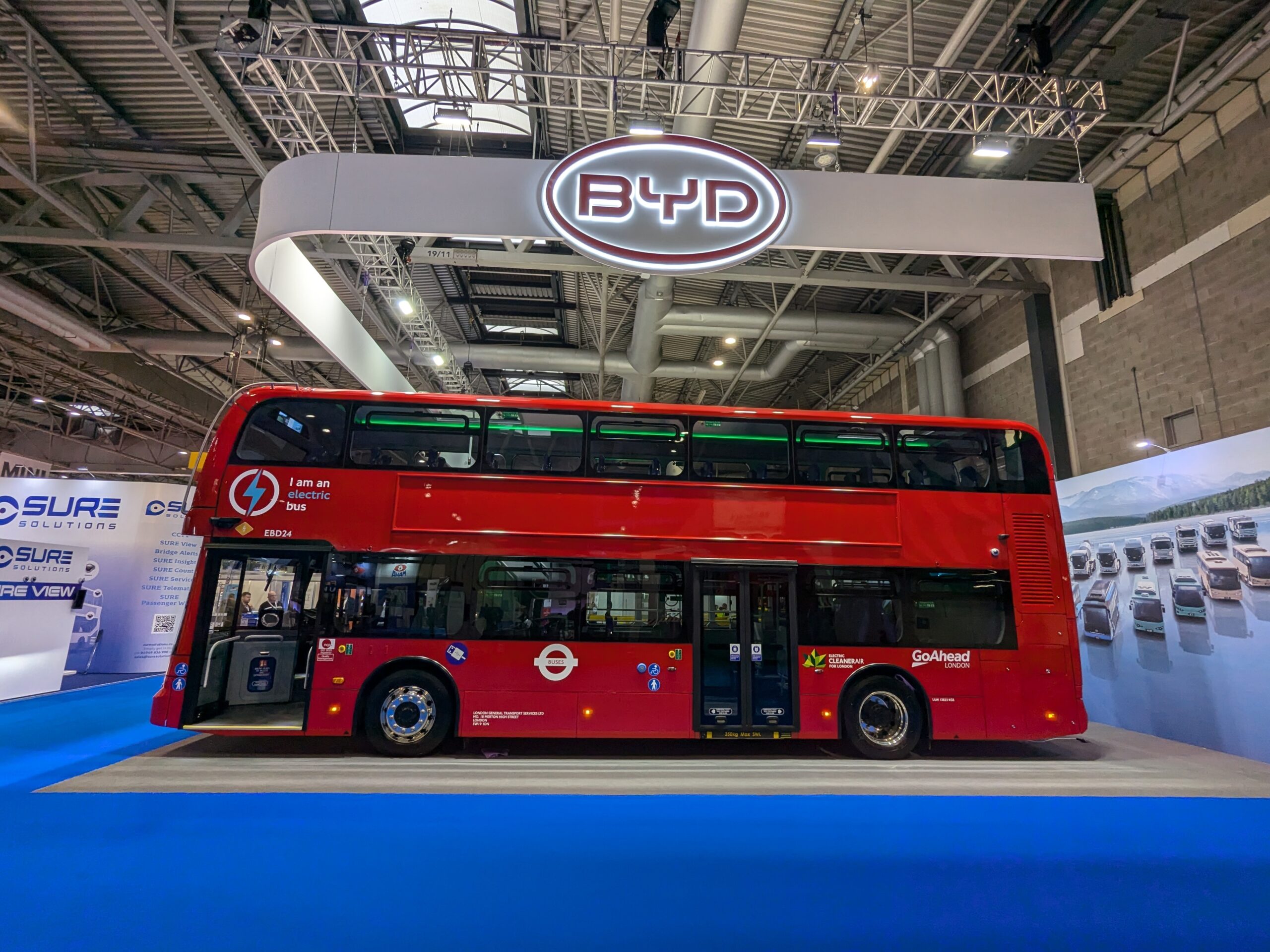 BYD Showcases New BD11 Double Decker Bus at Euro Bus Expo 2024