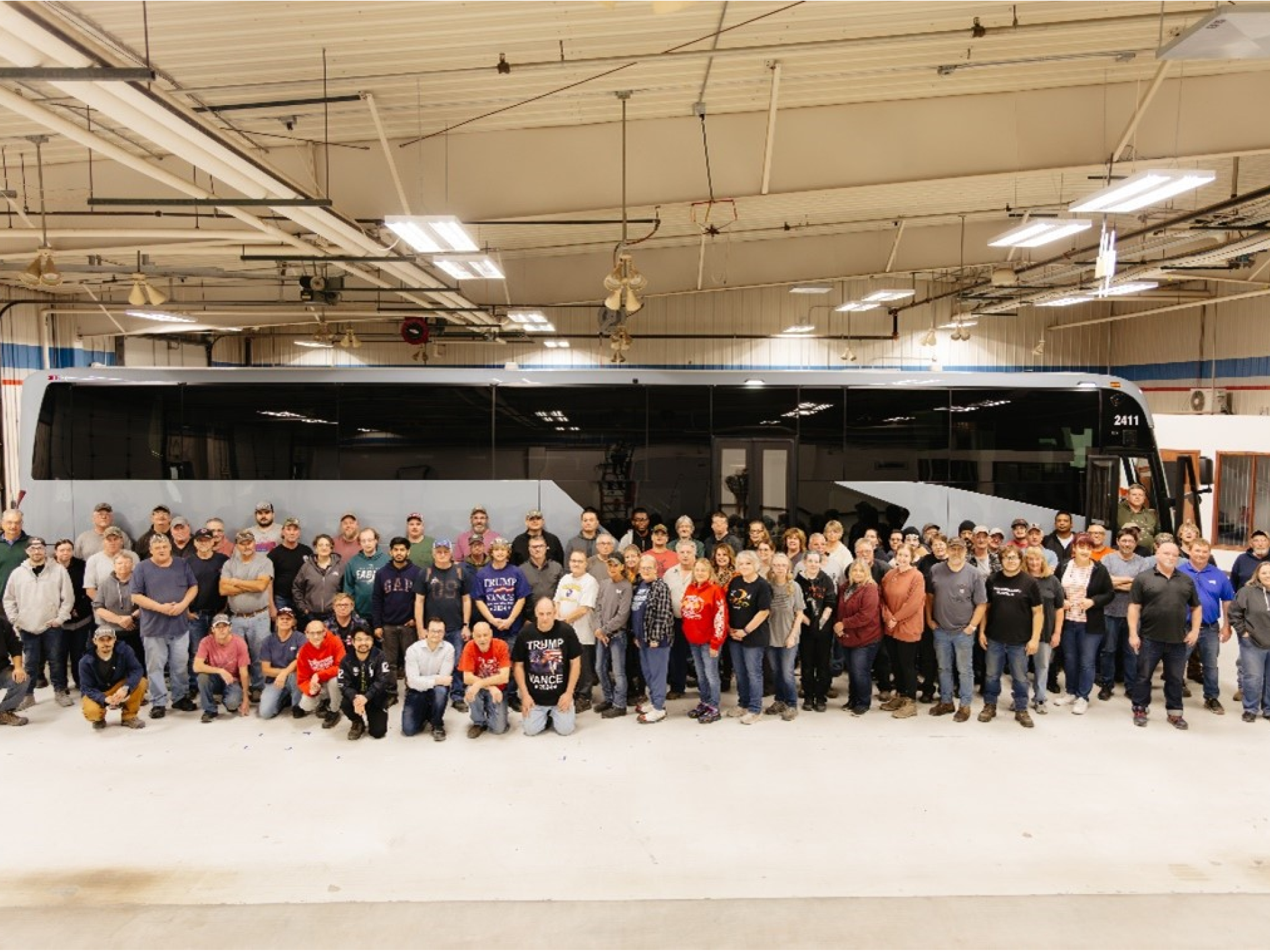 US: MCI Ships First Battery-Electric Coach from North Dakota Facility