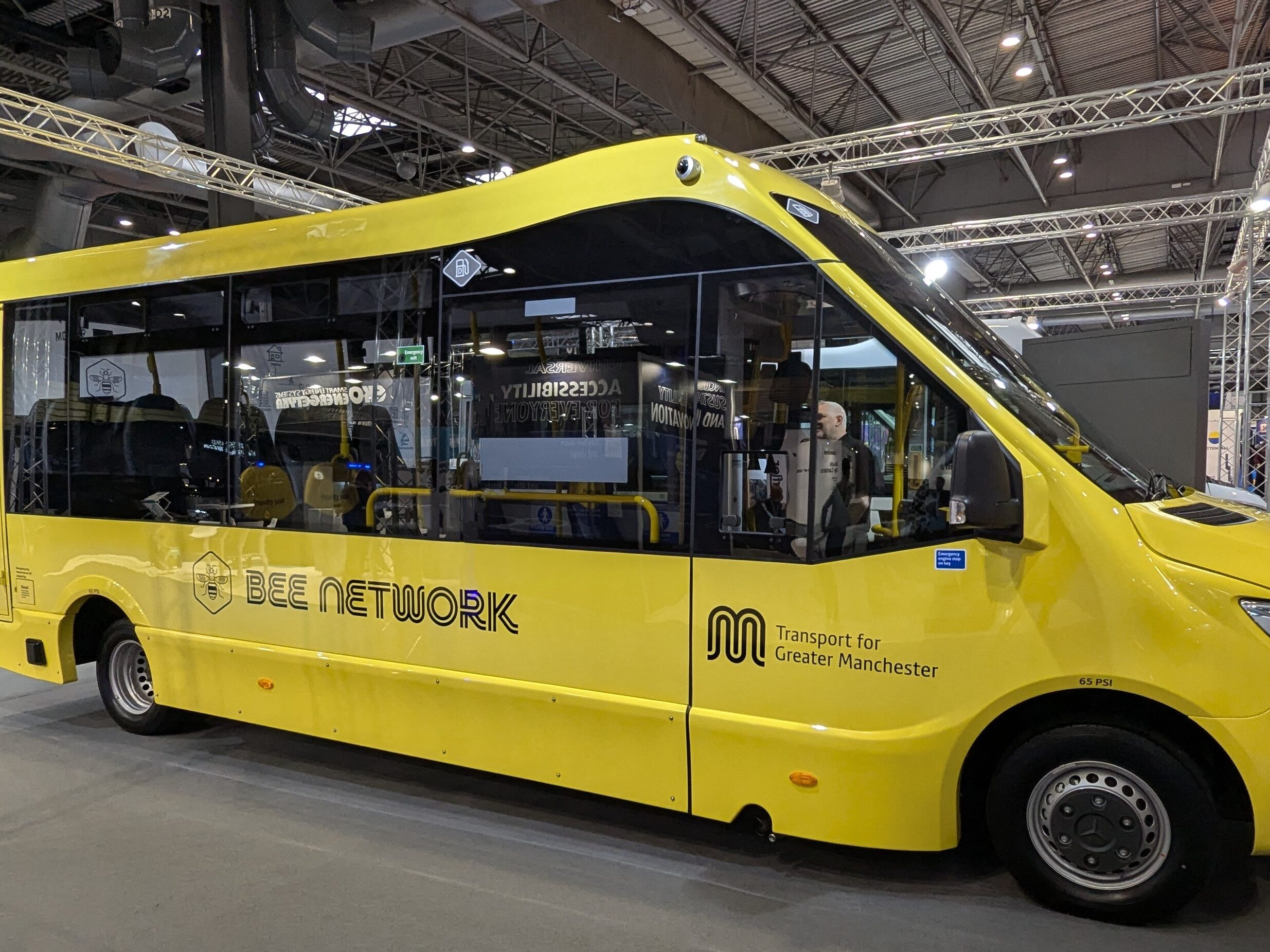 Mellor Displays Bee Network Bus at Euro Bus Expo