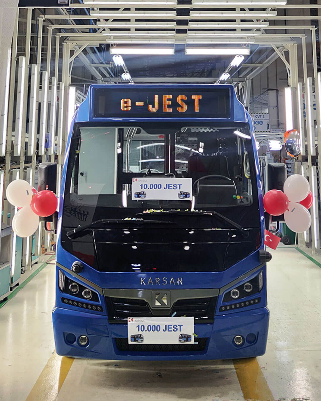Karsan Celebrates Production of 10,000th JEST Unit